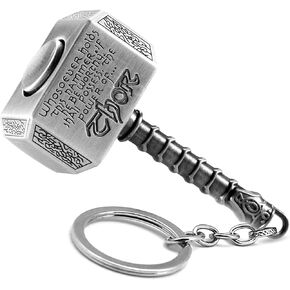 365Home Metal Hammer Keychain Hammer Key Ring, Cool Gifts for Men, Husband, Boyfriend