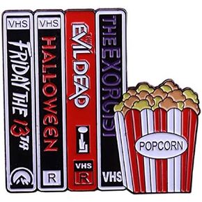 MORIOX Kids Lunch Box Insulated Mini Cooler Bag for Boys Girls Waterproof VHS Tapes 1 Inch Tall Metal Enamel Pin in Kuwait