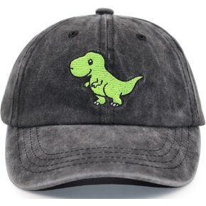 قبعة بيسبول MANMESH HATT للأطفال، قبعة ديناصور هدية عيد ميلاد للأولاد والبنات، قبعة ديناصور مطرزة قابلة للتعديل in Kuwait