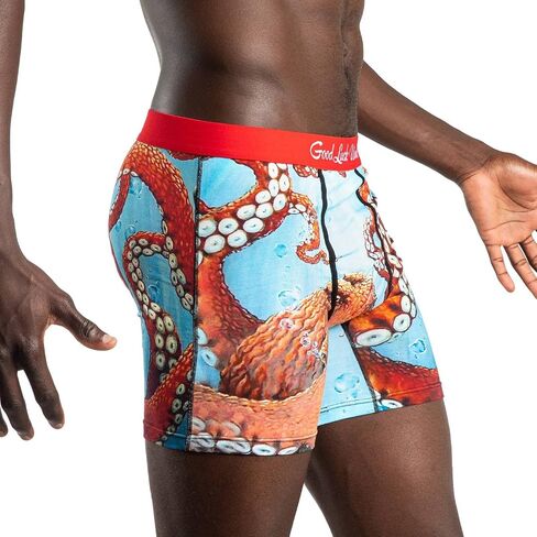 ملابس داخلية قصيرة للرجال من Good Luck Undies على شكل سمكة وحيوانات المحيط in Kuwait