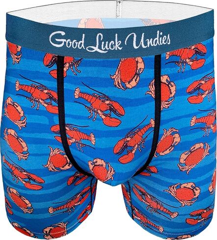 ملابس داخلية قصيرة للرجال من Good Luck Undies على شكل سمكة وحيوانات المحيط in Kuwait