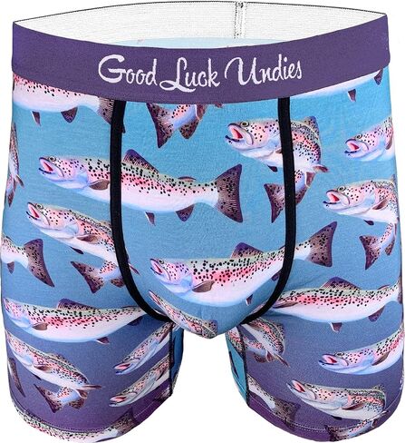 ملابس داخلية قصيرة للرجال من Good Luck Undies على شكل سمكة وحيوانات المحيط in Kuwait