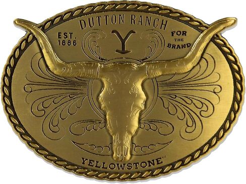 سلسلة يلوستون التلفزيونية Dutton Ranch Western Cowboy إبزيم حزام شديد التحمل in Saudi Arabia