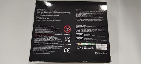 Ainiv Light Up Neckties Bowties Suspenders LED Party Supplies Glow in the Dark Adjustable for Women and Men Parties in Kuwait