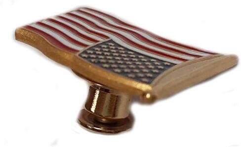 دبوس علم أمريكي الصنع 50 نجوم من هاميلتون للمجوهرات، علم مموج ذو طية طية طية in Kuwait