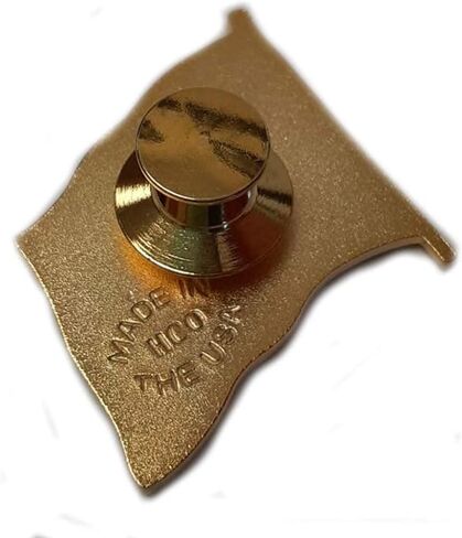 دبوس علم أمريكي الصنع 50 نجوم من هاميلتون للمجوهرات، علم مموج ذو طية طية طية in Kuwait