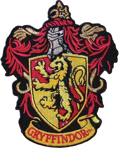 رقعة حديدية مطرزة بالألوان الكاملة من Ata-Boy Harry Potter Gryffindor Crest مقاس 3 بوصات in Kuwait