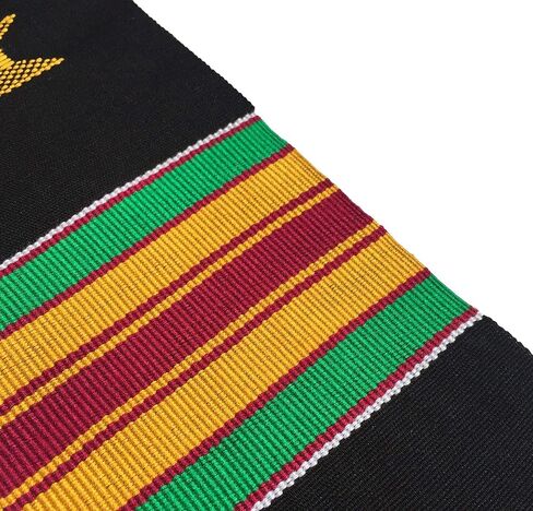 سرق التخرج من قماش Kente المنسوج يدويًا من Black Girl Magic 2023 أو 2024 in Kuwait