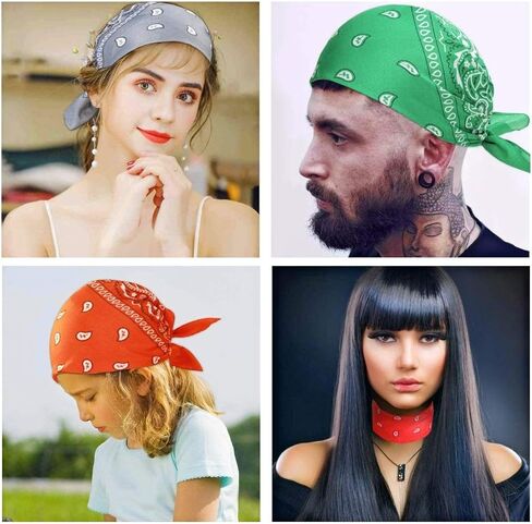 Funiverse Bulk Wholesale Party 50 Pack Neck Bandanas in Kuwait