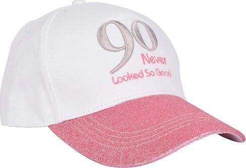 90th Birthday Gifts for Men, 90th Birthday Hat and Sash Men, 90 Never Looked So Good Baseball Cap and Sash, 90th Birthday Party Supplies, 90th Birthday Party Decorations, 90th Birthday Accessories in Saudi Arabia