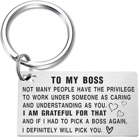 TGCNQ Boss Gifts, Boss Keychain, Boss Day Appreciation Gifts in Saudi Arabia