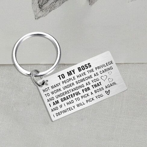 TGCNQ Boss Gifts, Boss Keychain, Boss Day Appreciation Gifts in Saudi Arabia