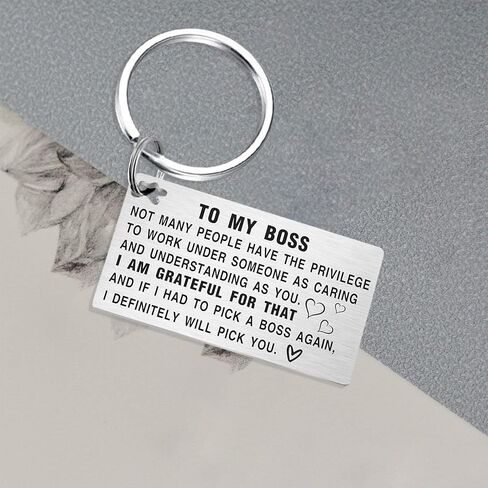 TGCNQ Boss Gifts, Boss Keychain, Boss Day Appreciation Gifts in Saudi Arabia
