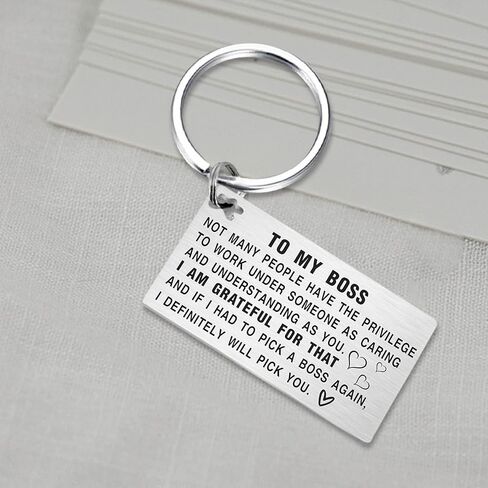 TGCNQ Boss Gifts, Boss Keychain, Boss Day Appreciation Gifts in Saudi Arabia