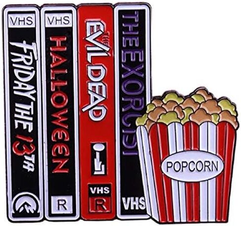 MORIOX Kids Lunch Box Insulated Mini Cooler Bag for Boys Girls Waterproof VHS Tapes 1 Inch Tall Metal Enamel Pin in Kuwait