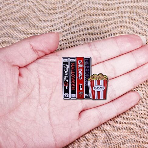 MORIOX Kids Lunch Box Insulated Mini Cooler Bag for Boys Girls Waterproof VHS Tapes 1 Inch Tall Metal Enamel Pin in Kuwait