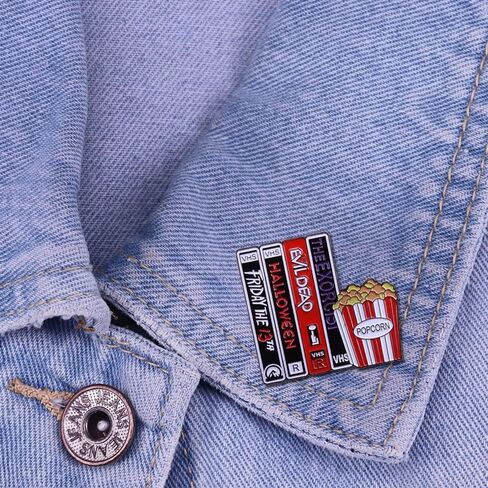 MORIOX Kids Lunch Box Insulated Mini Cooler Bag for Boys Girls Waterproof VHS Tapes 1 Inch Tall Metal Enamel Pin in Kuwait