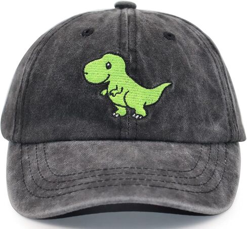 قبعة بيسبول MANMESH HATT للأطفال، قبعة ديناصور هدية عيد ميلاد للأولاد والبنات، قبعة ديناصور مطرزة قابلة للتعديل in Kuwait