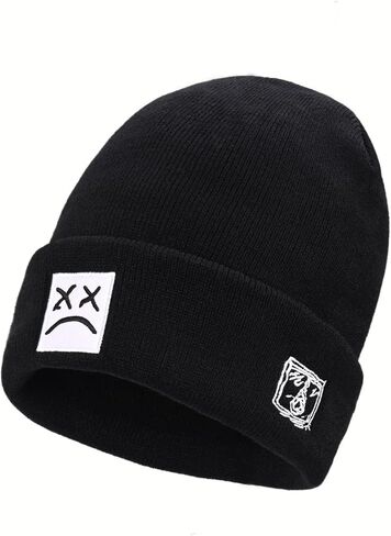 قبعات شتوية دافئة للخريف والشتاء قبعات قطنية مطرزة للرجال والنساء قبعات جمجمة أنيقة دافئة وناعمة in Kuwait