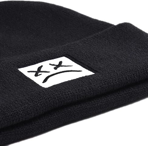 قبعات شتوية دافئة للخريف والشتاء قبعات قطنية مطرزة للرجال والنساء قبعات جمجمة أنيقة دافئة وناعمة in Kuwait