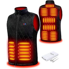 سترة Ompusos ساخنة للرجال والنساء، سترة ساخنة مع حزمة بطارية متضمنة قابلة للشحن، سترة كهربائية ساخنة للصيد in Kuwait