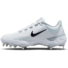 حذاء البيسبول Nike Alpha Huarache Elite 4 Low أبيض/أسود للرجال في الولايات المتحدة