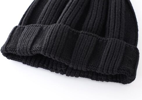 Connectyle Kids Ribbed Beanie Hat Boys Soft Stretch Knit Warm Winter Skull Cap in Saudi Arabia