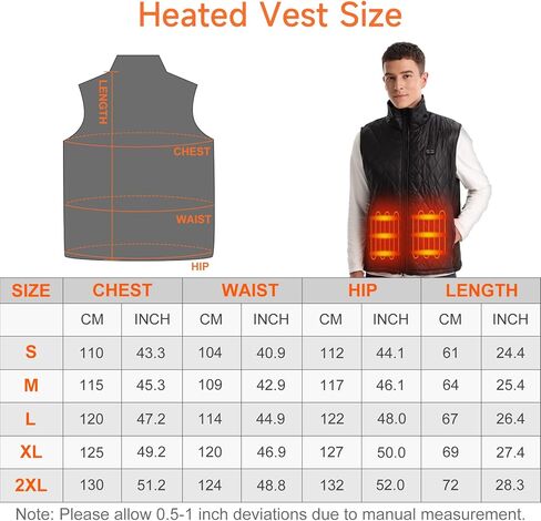 سترة Ompusos ساخنة للرجال والنساء، سترة ساخنة مع حزمة بطارية متضمنة قابلة للشحن، سترة كهربائية ساخنة للصيد in Kuwait