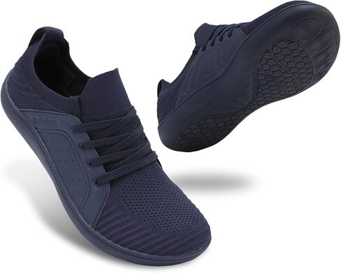 Men's Barefoot Shoes Minimalist Cross-Trainer Shoes Wide Toe Walking Shoes Zero Drop Sole Trail Running Sneakers in Kuwait