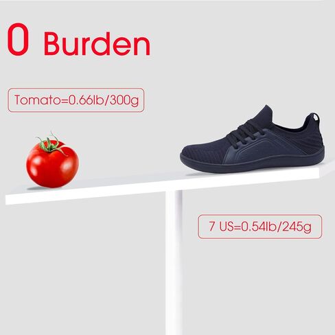 Men's Barefoot Shoes Minimalist Cross-Trainer Shoes Wide Toe Walking Shoes Zero Drop Sole Trail Running Sneakers in Kuwait