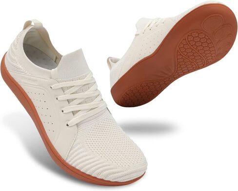 Men's Barefoot Shoes Minimalist Cross-Trainer Shoes Wide Toe Walking Shoes Zero Drop Sole Trail Running Sneakers in Kuwait
