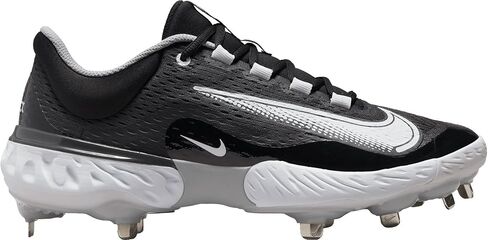 حذاء البيسبول Nike Alpha Huarache Elite 4 Low أبيض/أسود للرجال في الولايات المتحدة in Kuwait