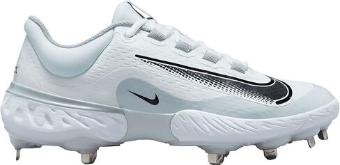 حذاء البيسبول Nike Alpha Huarache Elite 4 Low أبيض/أسود للرجال في الولايات المتحدة in Kuwait