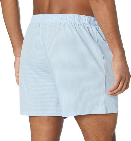 Amazon Essentials Men's Woven Cotton Boxer Short (Available in Big &Tall), Pack of 5 in Saudi Arabia