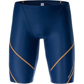 MY KILOMETRE Men's Swimsuit Jammer Solid Swim Jammers Endurance Long Racing Training Swimsuit