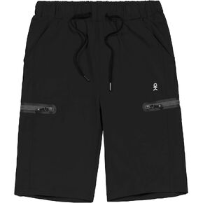 Little Donkey Andy Women's Ultra Stretch Quick Dry Lightweight Bermuda Shorts Drawstring Zipper Pocket Hiking Travel Workout