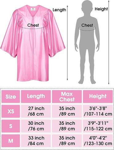 SOMSOC 7 Pack Kids Graduation Cap and Gown Tassel Stole with 2026, 2027 Charms Certificate for Preschool Kindergarten in Kuwait