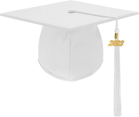 قبعة التخرج من LDIWEE غير اللامعة لرياض الأطفال ومرحلة ما قبل المدرسة، وثوب، وشرابة، ومجموعة سحر 2023 in Kuwait