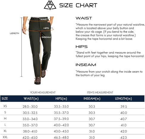 Haimont Women's Fleece Lined Softshell Pants Insulated Hiking Cargo Pant Outdoor Snowboard Golf Skiing, 6 Pockets in Saudi Arabia