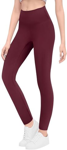 Gnainach Girls Running Pants High Waisted Soft Comfy Elastic Compression Yoga Leggings for Toddler Kids Teens Dance Workout in Kuwait