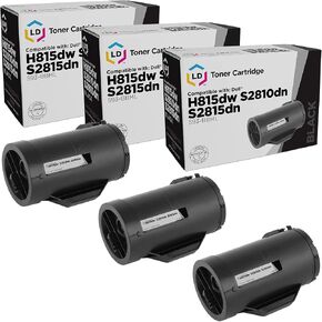 LD Compatible Toner Cartridge Replacement for Dell 593-BBML F9G3N (Black, 3-Pack) in Saudi Arabia