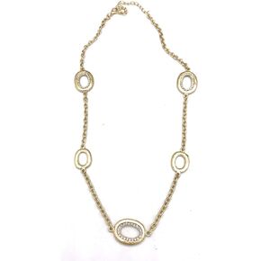 Cookie Lee Gold Link Necklace (C6) 4307 in Saudi Arabia