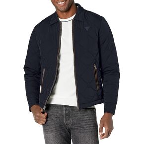 GUESS Men's Nylon Coach Jacket