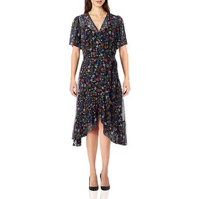 Calvin Klein Women's Flutter Sleeve Dress
