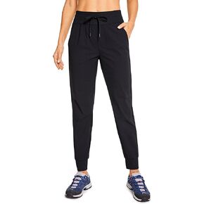 CRZ YOGA Women's High Waisted Lightweight Athletic Joggers 27.5" - Travel Workout Casual Outdoor Hiking Pants with Pockets