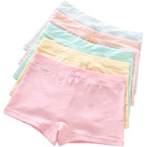 Evelin LEE Little Girls 5 Packs Cotton Underwear Bow Cute Hipster Brief Panties in Kuwait