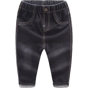 Evelin LEE Toddler Baby Boys Denim Pants Elastic Waist Denim Pants Jeans in Saudi Arabia