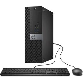 كمبيوتر مكتبي Dell OptiPlex 5050 SFF، معالج Intel i5-7500 بسرعة 3.4 جيجا هرتز، ذاكرة وصول عشوائي سعتها 16 جيجابايت، محرك أقراص SSD سعة 256 جيجابايت، نظام التشغيل Windows 11 Pro 64 بت (متجدد) in Kuwait