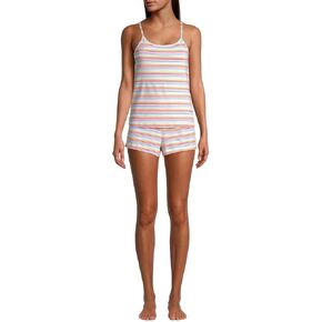 Calvin Klein Women's Carousel Logo Camisole & Shorts Pajama 2-Piece Set