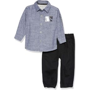 Calvin Klein Baby Boys 2 Pieces Pant Set